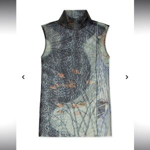 Elliss Wild Things Sleeveless Mesh Top